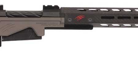 Fierce Firearms FRHT25CM22BL H-TAC Reaper 25 Creedmoor 22" Carbon Fiber Barrel, Black Aluminum Drilled & Tapped Receiver, M-LOK Handguard, Adj Fold & Lock Black Carbon Fiber Stock, Black Ergo Grip