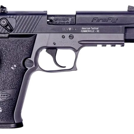 GSG GERG2213TFFSA FireFly  22 LR 13+1 4.90" Black Threaded Barrel, Aluminum Serrated Slide, Smoke Gray Aluminum Frame w/Picatinny Rail, Textured Grip