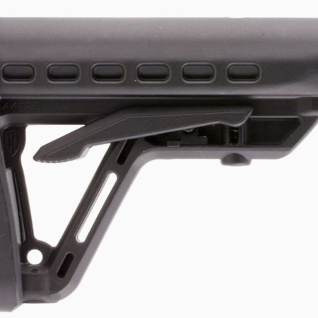 Archangel AA125 Low-Profile  Black Synthetic, 6 Position, Fits AR-Platform with Commercial Tube