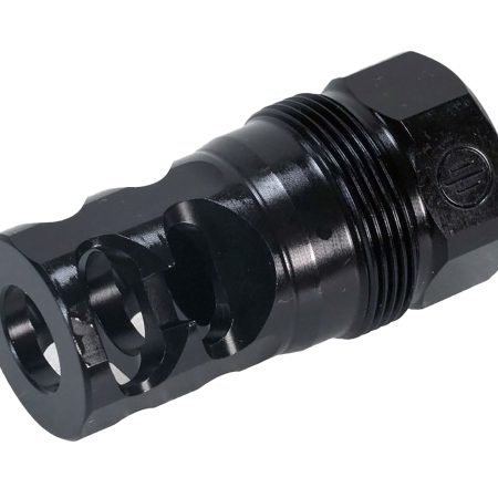 Primary Weapons FRC-T-2P-1/2X28 FRC 2-Port Compensator Black 1/2"x28 Threads 1.80" OAL 223 Rem