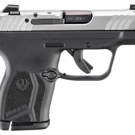 Ruger 13754 LCP Max *CA Complaint 380 ACP 10+1 2.80" Black Oxide Alloy Steel Barrel, Matte Stainless Steel Serrated Slide, Black Polymer Frame, Textured Grip