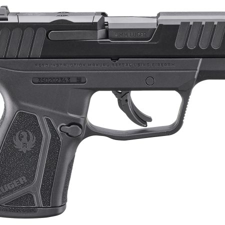 Ruger 3514 Max-9  9mm Luger 12+1 3.20" Black Oxide Alloy Steel Barrel, Black Oxide Alloy Steel Optic Ready/Serrated Slide, Black Polymer Frame, Shield RMSc/JPoint Footprint
