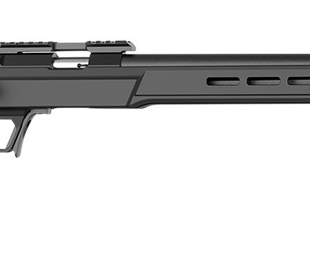 Retay USA ASD22-BLK-16 Asend Sporter 22 LR 10+1 16" Black Heavy Barrel, Black Chrome Receiver w/Picatinny Rail, Black Fixed Synthetic Stock