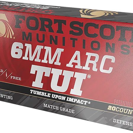 Fort Scott Munitions 6ARC-090-SCV2 Tumble Upon Impact (TUI)  6ARC 90gr Solid Copper Spun 20 Per Box/10 Case
