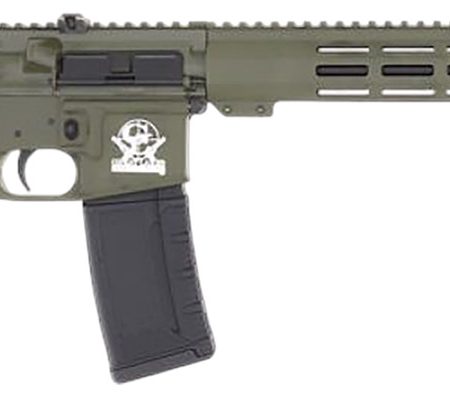 Great Lakes Firearms GL15223ODG AR-15  223 Wylde 30+1 16" Black Nitride Threaded Barrel, OD Green Cerakote Aluminum Receiver w/Picatinny Rail, M-LOK Handguard, Black Polymer Stock, Mil-Spec Grip