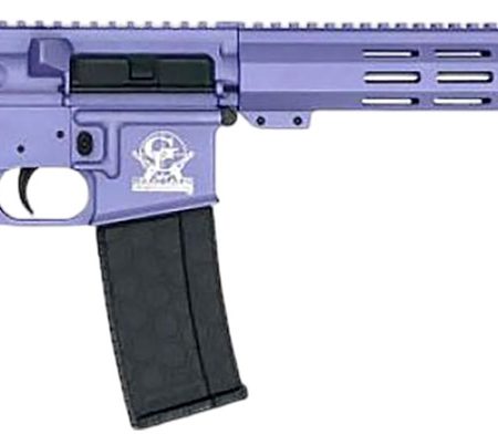 Great Lakes Firearms GL15223SSORC AR-15  223 Wylde 30+1 16" Black Nitride Threaded Barrel, Wild Orchid Cerakote Aluminum Receiver w/Picatinny Rail, M-LOK Handguard, Black Polymer Stock, Mil-Spec Grip