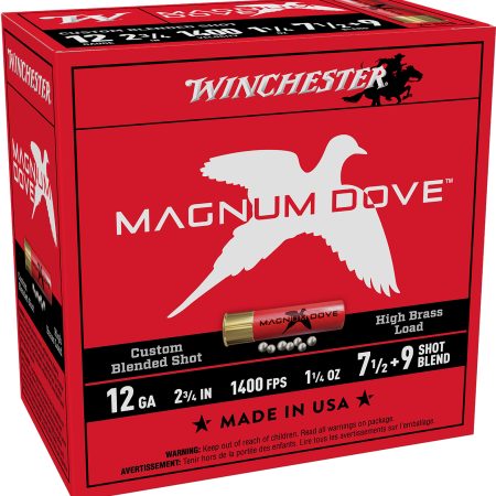 Winchester Ammo MD1279 Magnum Dove  12Gauge 2.75" 1 1/4oz 7.5/9Shot 25 Per Box