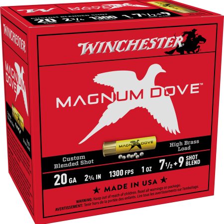 Winchester Ammo MD2079 Magnum Dove  20Gauge 2.75" 1oz 7.5/9Shot 25 Per Box
