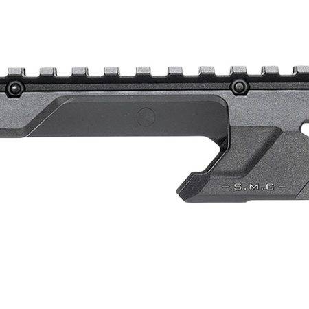 Strike Industries SMCCP320TRAIL SMC Charlie Top Rail Black Steel Compatible w/ Extended Charging Handle for P320 Slides