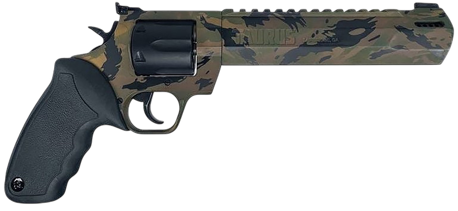 Taurus 2-440081RH-DTSC Raging Hunter Large 44 Mag 6 Shot 8.37" Picatinny Rail/Ported Barrel, Alloy Steel Frame, Transfer Bar Safety