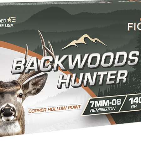 Fiocchi 7MM08BHC Backwoods Hunter  7mm-08Rem 140gr Copper Hollow Point 20 Per Box/10 Case