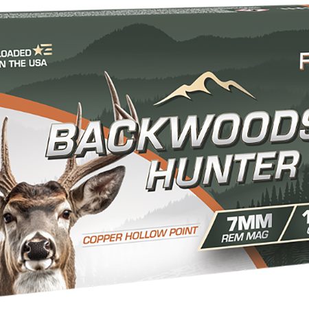 Fiocchi 7RMBHC Backwoods Hunter  7mmRemMag 160gr Copper Hollow Point 20 Per Box/10 Case