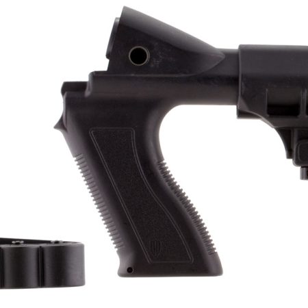 Archangel AA50088 Tactical Pistol Grip Stock  Black Synthetic 6 Position with Shell Holder for 12 Gauge Mossberg 500, 590; Maverick 88