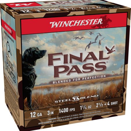 Winchester Ammo FP123254 Final Pass  12Gauge 3" 1 1/4oz 2.5/4Shot 25 Per Box