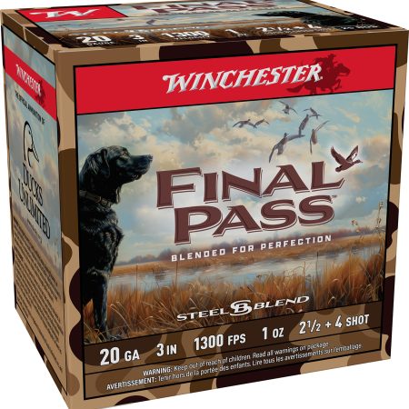 Winchester Ammo FP203254 Final Pass  20Gauge 3" 1oz 2.5/4Shot 25 Per Box