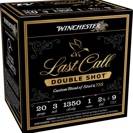Winchester Ammo LCDS2039 Last Call Double Shot 20Gauge 3" 1oz 2.5/9TSS Shot 25 Per Box/10 Case