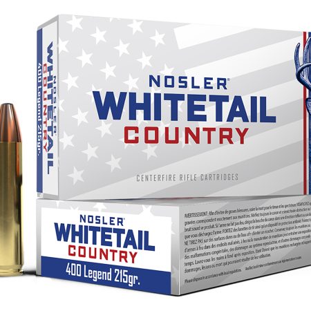 Nosler 40138 Whitetail Country  400Legend 215gr 20 Per Box/10 Case