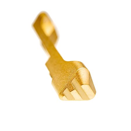 Tyrant CNC TDP320EGOLD  Extended Magazine Release Sig P320 Gold Steel