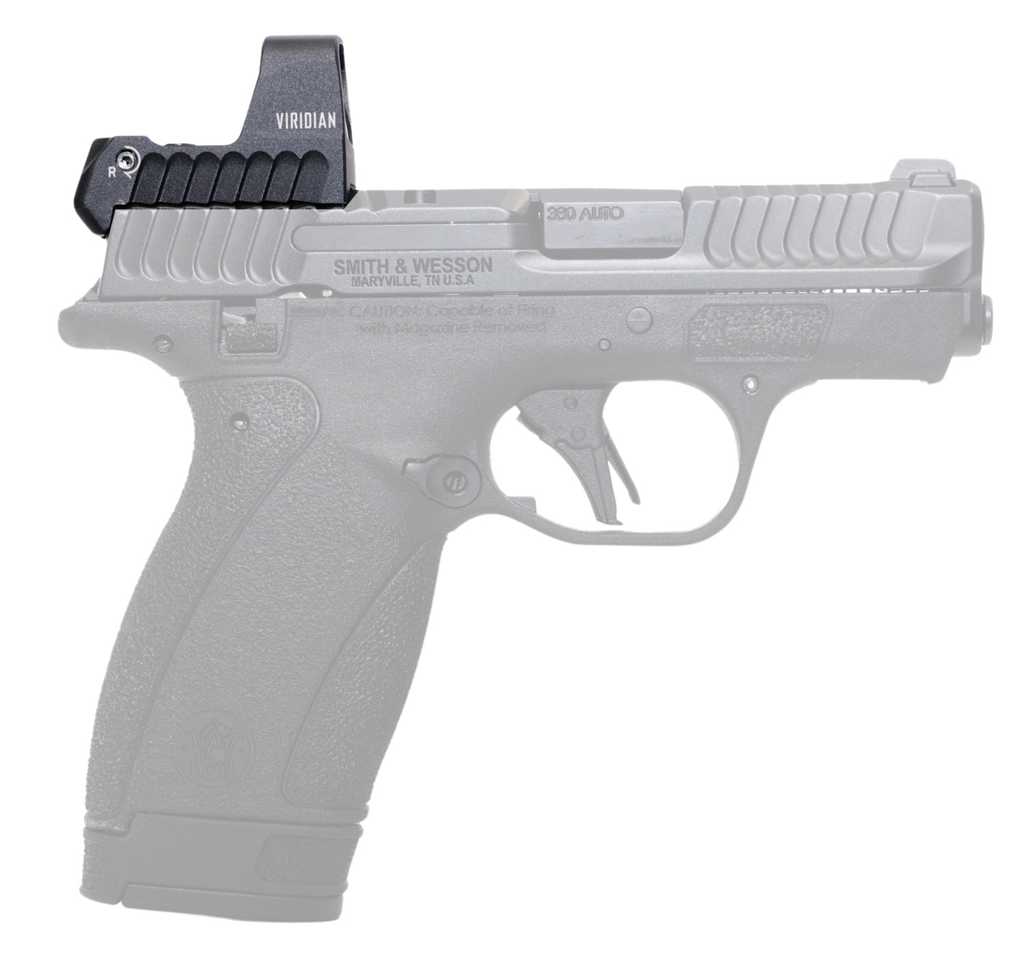 Viridian 9810186 RFX Custom Black 1x16mm Fits S&W Bodyguard 2.0