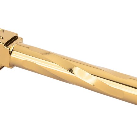 Zaffiri Precision ZP.17G5BTG 9mm Luger Threaded Gold TiN Stainless Steel Fits Glock 17 Gen5