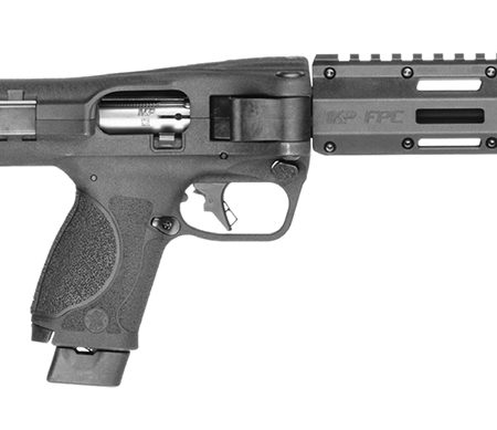 Smith & Wesson 14171 M&P FPC Folding 22 LR 20+1 16.25" Black Threaded Barrel, Black Polymer Receiver w/Picatinny Rail, M-LOK Handguard, Black Fixed Polymer Stock, Interchangeable Backstrap Grip