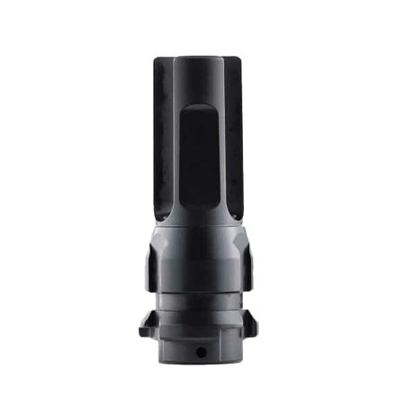 Dead Air DA308 KeyMo Flash Hider Black Nitride 4140 HT Alloy Steel 9/16"x24 RH Threads 2.70" OAL 30 Cal