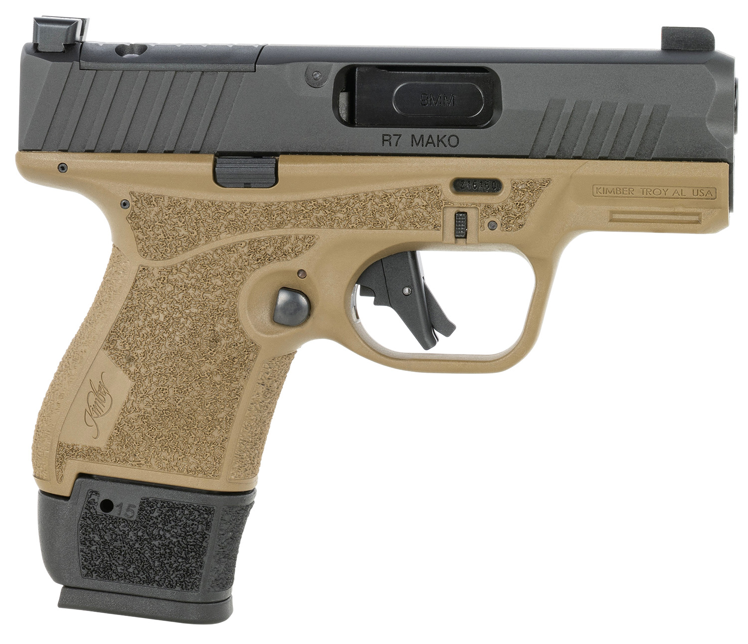 KIMBER 3800040 R7 MAKO FDE (OR) 9MM 11/15R