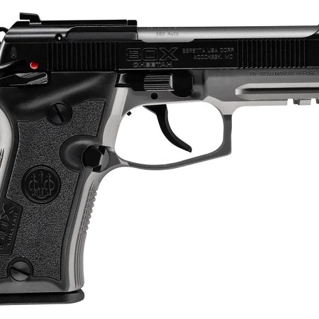 Beretta USA SPEC0717A 80X Cheetah Micro-Compact Frame 380 ACP 10+1 3.90" Stainless Barrel, Black Stainless Steel Optic Ready/Serrated Slide, Gray Aluminum Frame w/Picatinny Rail, Black Vertec Grip