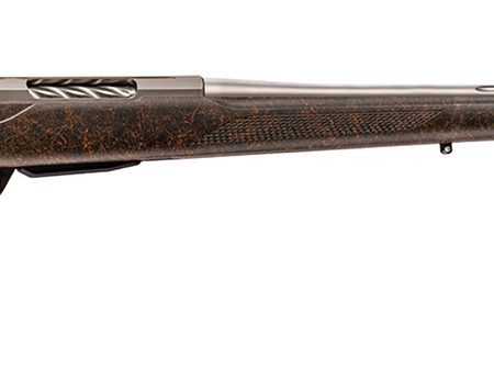 Tikka JRTXRBS37124 T3x Roughtech 7mm PRC 3+1 24.30" Stainless Fluted Threaded Barrel, Stainless Steel Drilled & Tapped Receiver, Ember Roughtech Synthetic Stock, Right Hand