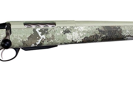 Tikka JRTXVA37124 T3x Lite 7mm PRC 3+1 24.40" Desert Verde Cerakote Fluted Threaded Barrel & Drilled & Tapped Receiver, Veil Alpine Fixed Synthetic Stock, Right Hand