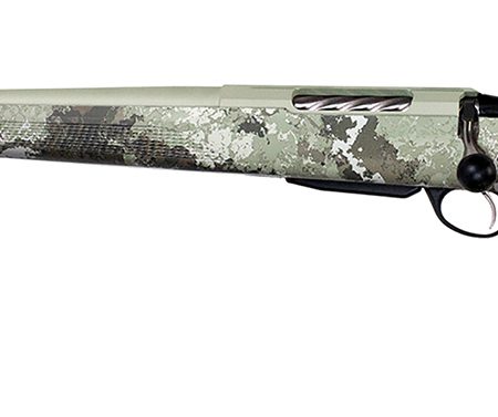 Tikka JRTXVA47124 T3x Lite 7mm PRC 3+1 24.40" Desert Verde Cerakote Fluted Threaded Barrel & Drilled & Tapped Receiver, Veil Alpine Fixed Synthetic Stock, Left Hand