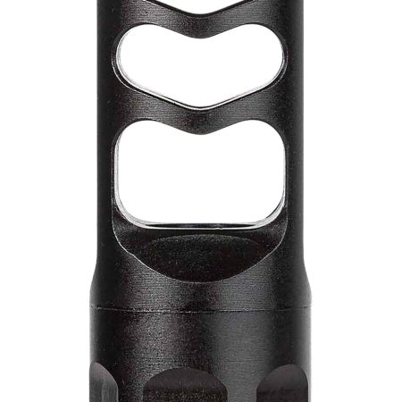 Tapco TAP22046 Self Timing Muzzle Brake Black Nitride Steel 5/8"x24 Threads 30 Cal