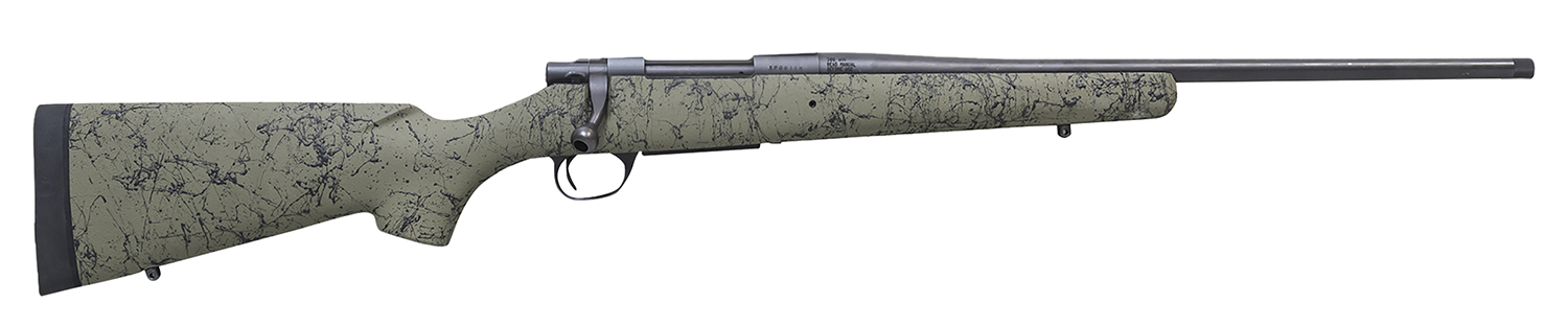 Howa HHSSL708ODG 1500 Superlite Gen2 Full Size 7mm-08 Rem 3+1 20" Black Threaded Barrel, Matte Blue Steel Drilled & Tapped Receiver, OD Green w/Black Webbing HS Precision Synthetic Stock, Right Hand