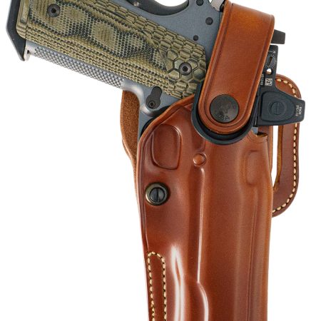 Galco APO212R APO Strongside/Crossdraw OWB Tan Steerhide Fits Kimber 1911 5" Right Hand