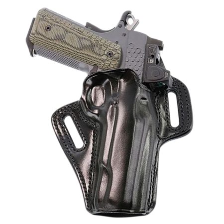 Galco APO212RB APO Strongside/Crossdraw OWB Black Steerhide Fits Kimber 1911 5" Right Hand