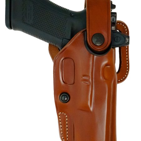 Galco APO226R APO Strongside/Crossdraw OWB Tan Steerhide Fits Glock 19 Gen 1-5 Belt Holster Mount Right Hand