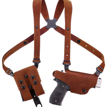 Galco CL2-894R Classic Lite 2.0 Shoulder System Shoulder Fits Chest Up To 56"/Sig P365 X Macro Tan Steerhide Right Hand