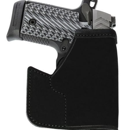 Galco PRO600B Pocket Protector  Black Horsehide Fits Glock 42 Ambidextrous