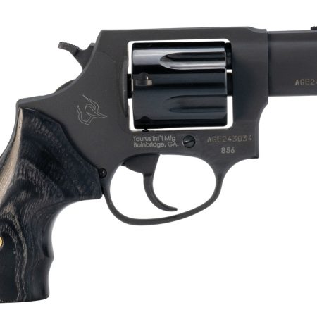 Taurus 2-32723 327 Gentleman's Carry Small 327 Federal Mag 6 Shot 2" Black Polished Barrel, Cylinder & Frame, Black Rubber Grip, Transfer Bar Safety, Exposed Hammer