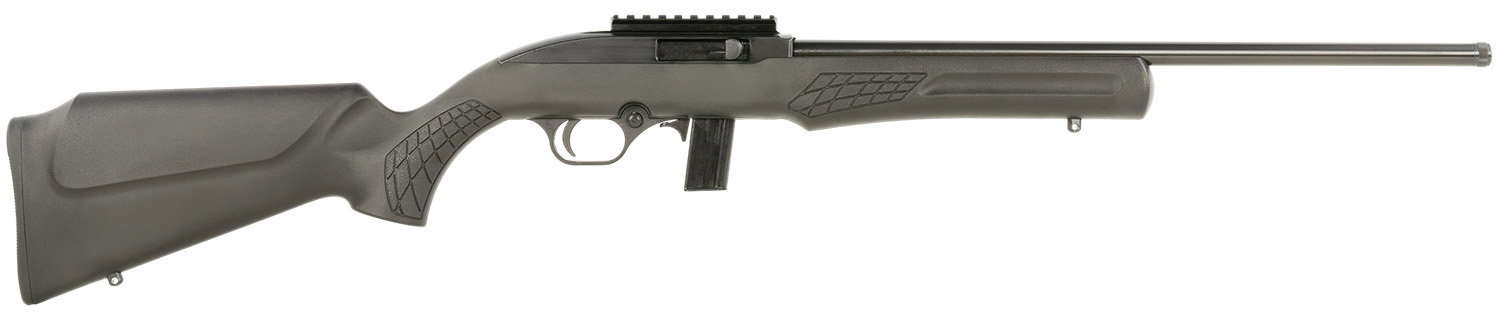 Rossi RS22LP1811-TH RS22 22 LR 10+1 18" Matte Black Threaded Barrel, Matte Black Picatinny Rail Aluminum Receiver, Black Polymer Stock