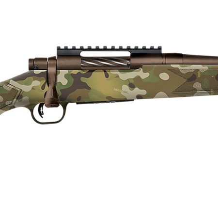 Mossberg 28277 Patriot  Compact 308 Win 5+1 16.25" Patriot Brown Cerakote Threaded Bull Barrel, Patriot Brown Cerakote Steel Receiver w/Picatinny Rail, MultiCam Fixed Synthetic Stock