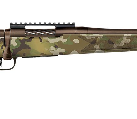 Mossberg 28282 Patriot  Compact 6.5 PRC 4+1 20" Patriot Brown Cerakote Threaded Bull Barrel, Patriot Brown Cerakote Steel Receiver w/Picatinny Rail, MultiCam Fixed Synthetic Stock