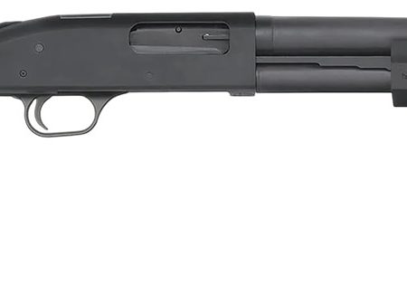 Mossberg 50799 590A1  12 Gauge Pump 3" 6+1 18.50" Black Parkerized Heavy Walled Barrel, M-LOK Forend, Black Parkerized Steel Drilled & Tapped Receiver, Fixed Black Synthetic Stock, Cylinder Bore Choke