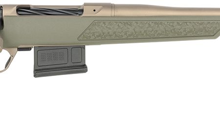 Christensen Arms 8011505500 Evoke Hunter 25 Creedmoor 4+1 22" Smoked Bronze Cerakote Threaded Barrel, Smoked Bronze Cerakote Drilled & Tapped Receiver, OD Green Fixed Synthetic Stock