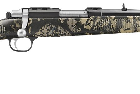Ruger 7427 77/44 44 Rem Mag 4+1 16.60" Blued Threaded Barrel, Blued Alloy Steel Receiver w/Integral Scope Mount, Kryptek Obskura Nox Camo Synthetic Stock