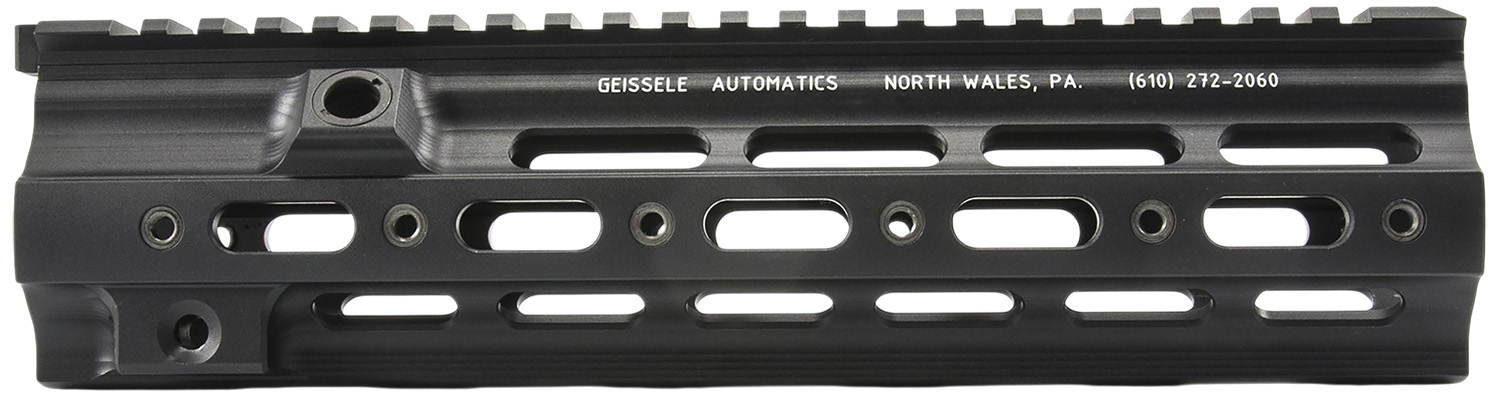 Geissele Automatics 05190B Super Modular Rail HK Black Aluminum 10.50" Long