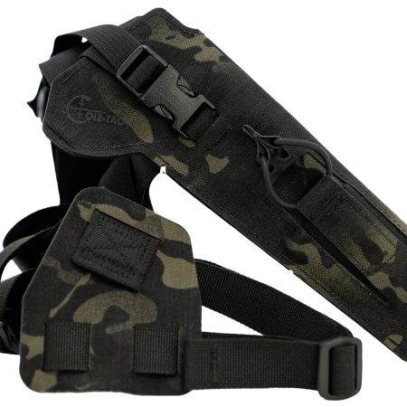 Cole-tac VW205 Varmint Wrangler Pistol Holder Chest Multi-Cam Black Left Hand