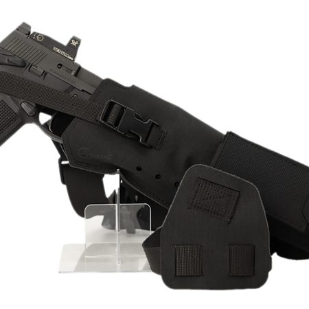 Cole-tac VWX102 Varmint Wrangler XL Pistol Holder Chest Black Left Hand