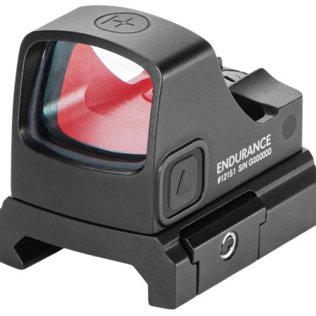 Hawke Sport Optics 12151 Endurance Reflex Sight  Black 1x21mm 3 MOA Dot/Circle Dot Reticle Weaver Rail/RMSc Footprint Mount