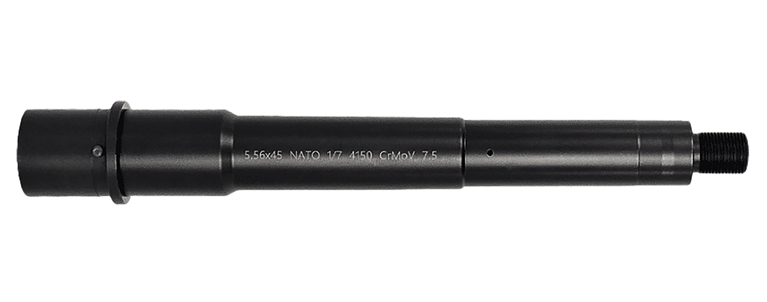 Lead & Steel Llc LS556MED-PIST-7.5 AR9 5.56NATO Government Profile Black Nitride Chrome Moly Vanadium